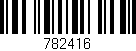 Código de barras (EAN, GTIN, SKU, ISBN): '782416'