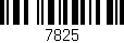 Código de barras (EAN, GTIN, SKU, ISBN): '7825'