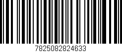 Código de barras (EAN, GTIN, SKU, ISBN): '7825082824633'