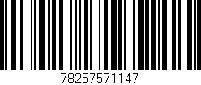 Código de barras (EAN, GTIN, SKU, ISBN): '78257571147'