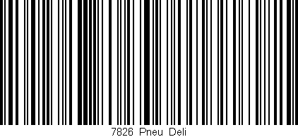 Código de barras (EAN, GTIN, SKU, ISBN): '7826_Pneu_Deli'