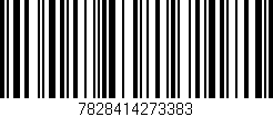 Código de barras (EAN, GTIN, SKU, ISBN): '7828414273383'