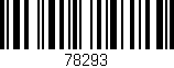 Código de barras (EAN, GTIN, SKU, ISBN): '78293'