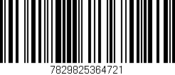 Código de barras (EAN, GTIN, SKU, ISBN): '7829825364721'