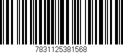 Código de barras (EAN, GTIN, SKU, ISBN): '7831125381568'