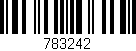 Código de barras (EAN, GTIN, SKU, ISBN): '783242'