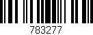 Código de barras (EAN, GTIN, SKU, ISBN): '783277'