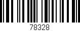 Código de barras (EAN, GTIN, SKU, ISBN): '78328'