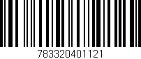 Código de barras (EAN, GTIN, SKU, ISBN): '783320401121'