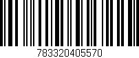 Código de barras (EAN, GTIN, SKU, ISBN): '783320405570'