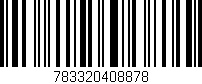 Código de barras (EAN, GTIN, SKU, ISBN): '783320408878'