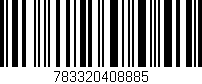 Código de barras (EAN, GTIN, SKU, ISBN): '783320408885'