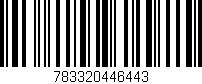 Código de barras (EAN, GTIN, SKU, ISBN): '783320446443'