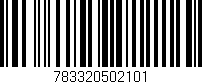 Código de barras (EAN, GTIN, SKU, ISBN): '783320502101'