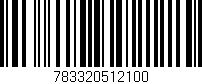 Código de barras (EAN, GTIN, SKU, ISBN): '783320512100'
