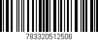 Código de barras (EAN, GTIN, SKU, ISBN): '783320512506'