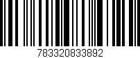 Código de barras (EAN, GTIN, SKU, ISBN): '783320833892'