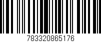 Código de barras (EAN, GTIN, SKU, ISBN): '783320865176'