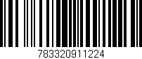 Código de barras (EAN, GTIN, SKU, ISBN): '783320911224'