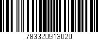 Código de barras (EAN, GTIN, SKU, ISBN): '783320913020'