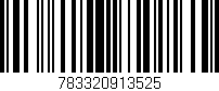 Código de barras (EAN, GTIN, SKU, ISBN): '783320913525'