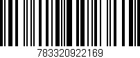 Código de barras (EAN, GTIN, SKU, ISBN): '783320922169'