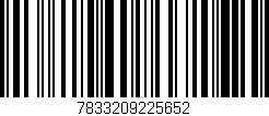Código de barras (EAN, GTIN, SKU, ISBN): '7833209225652'