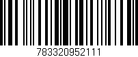 Código de barras (EAN, GTIN, SKU, ISBN): '783320952111'