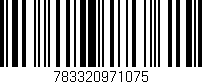 Código de barras (EAN, GTIN, SKU, ISBN): '783320971075'