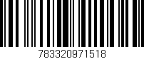 Código de barras (EAN, GTIN, SKU, ISBN): '783320971518'