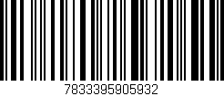 Código de barras (EAN, GTIN, SKU, ISBN): '7833395905932'