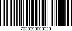 Código de barras (EAN, GTIN, SKU, ISBN): '7833398880328'