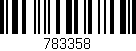 Código de barras (EAN, GTIN, SKU, ISBN): '783358'