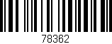 Código de barras (EAN, GTIN, SKU, ISBN): '78362'
