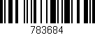 Código de barras (EAN, GTIN, SKU, ISBN): '783684'
