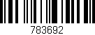 Código de barras (EAN, GTIN, SKU, ISBN): '783692'