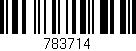 Código de barras (EAN, GTIN, SKU, ISBN): '783714'