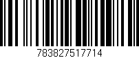 Código de barras (EAN, GTIN, SKU, ISBN): '783827517714'