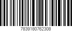 Código de barras (EAN, GTIN, SKU, ISBN): '7839180762308'