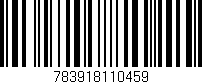 Código de barras (EAN, GTIN, SKU, ISBN): '783918110459'