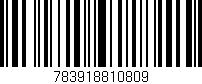 Código de barras (EAN, GTIN, SKU, ISBN): '783918810809'