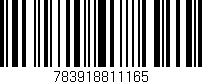 Código de barras (EAN, GTIN, SKU, ISBN): '783918811165'