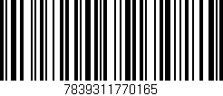 Código de barras (EAN, GTIN, SKU, ISBN): '7839311770165'
