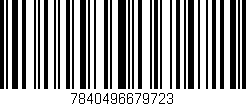 Código de barras (EAN, GTIN, SKU, ISBN): '7840496679723'