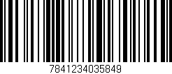 Código de barras (EAN, GTIN, SKU, ISBN): '7841234035849'