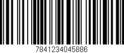 Código de barras (EAN, GTIN, SKU, ISBN): '7841234045886'