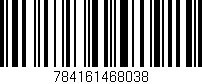 Código de barras (EAN, GTIN, SKU, ISBN): '784161468038'
