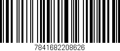 Código de barras (EAN, GTIN, SKU, ISBN): '7841682208626'
