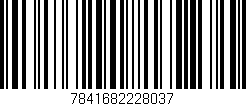 Código de barras (EAN, GTIN, SKU, ISBN): '7841682228037'