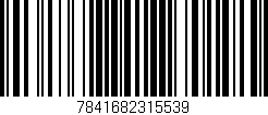 Código de barras (EAN, GTIN, SKU, ISBN): '7841682315539'